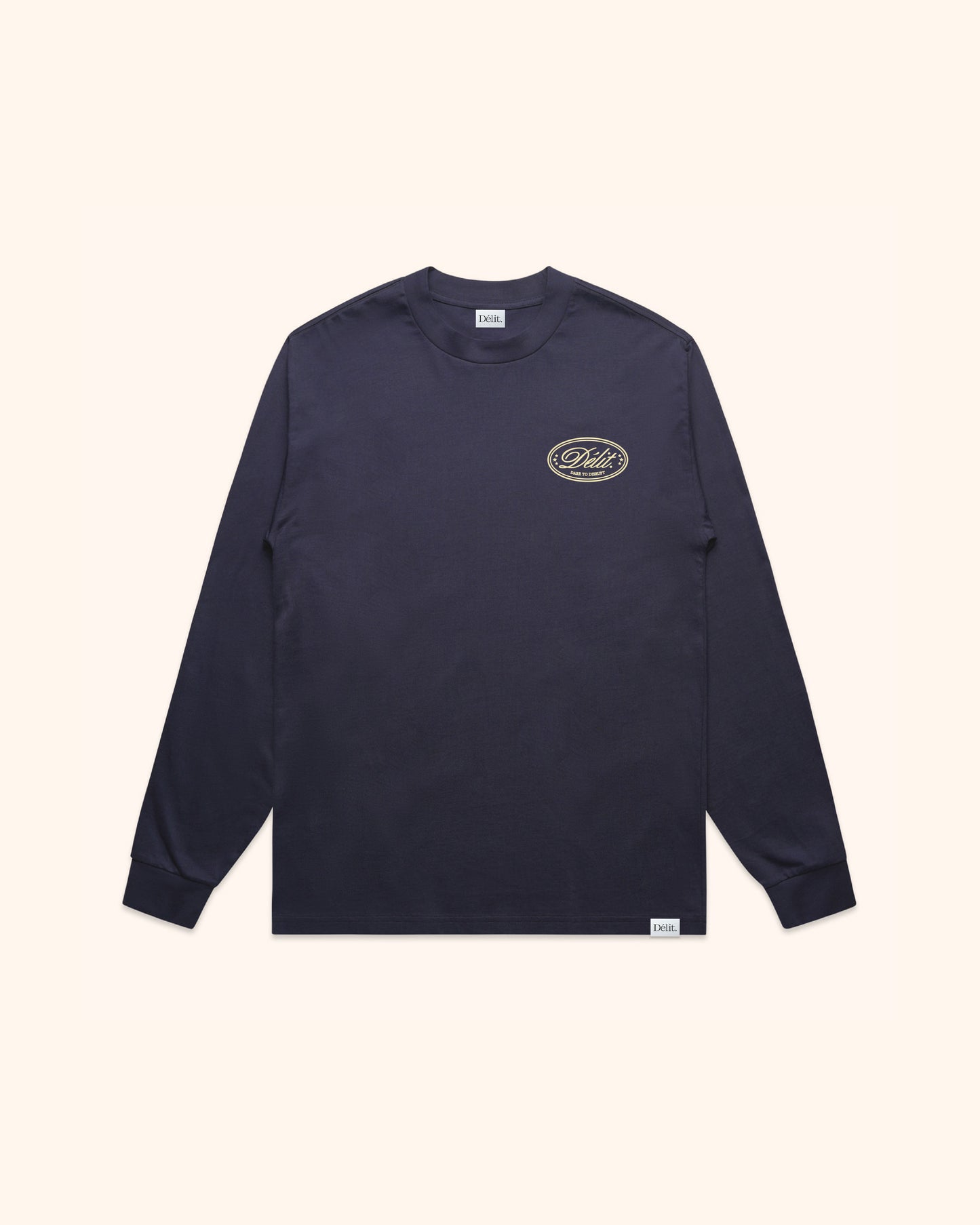 T-shirt manches longues Héritage / Bleu nuit