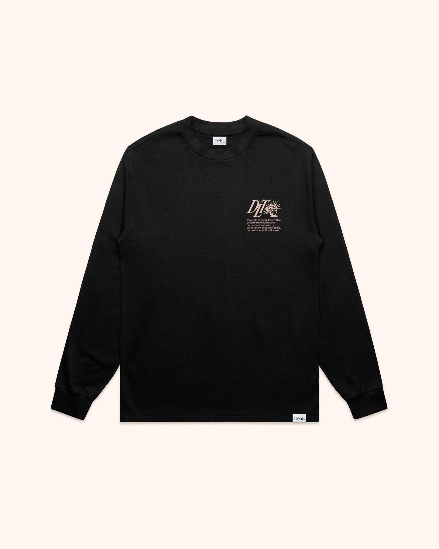 T-shirt manches longues Liberty / Noir