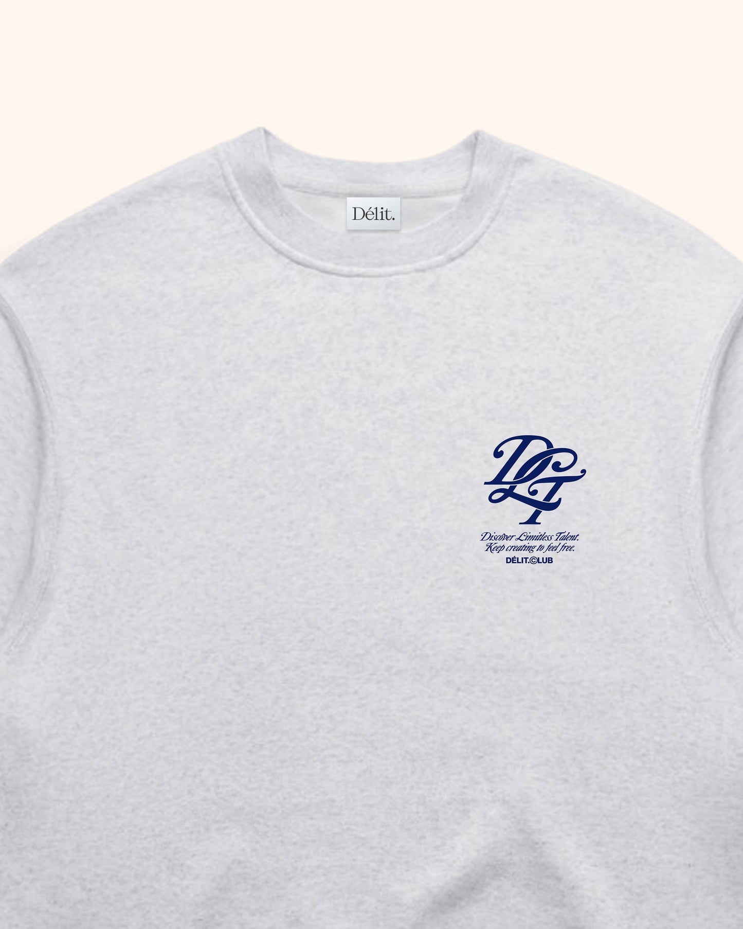 Sweat Monogramme / Gris