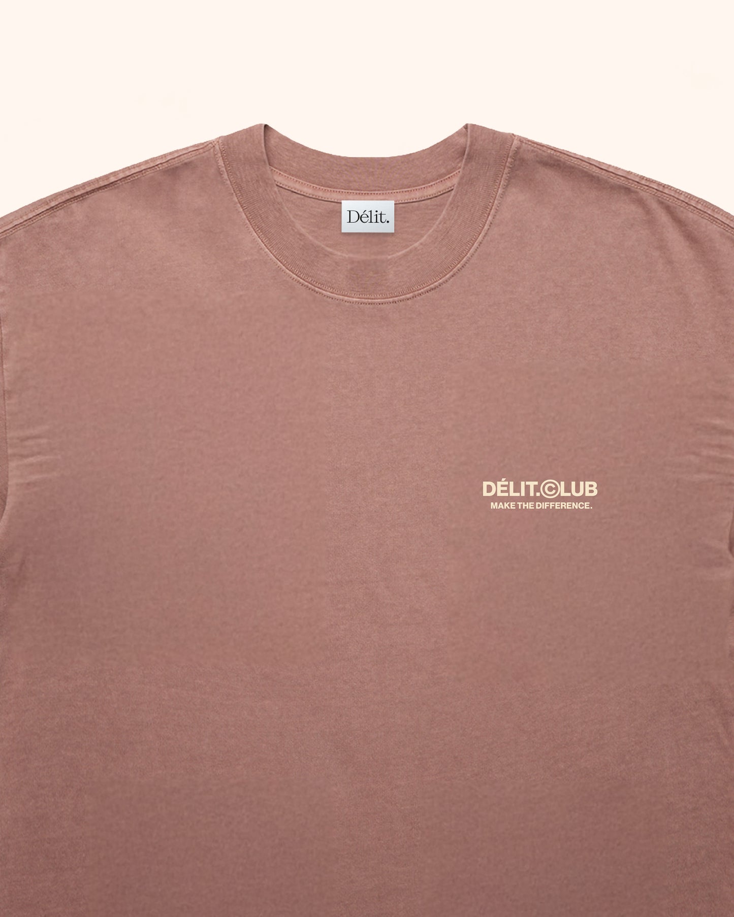 T-shirt ©LUB / Vieux rose