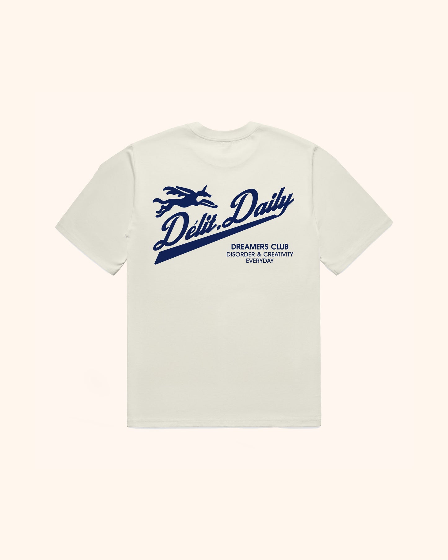 T-shirt Délit.Daily / Ivoire