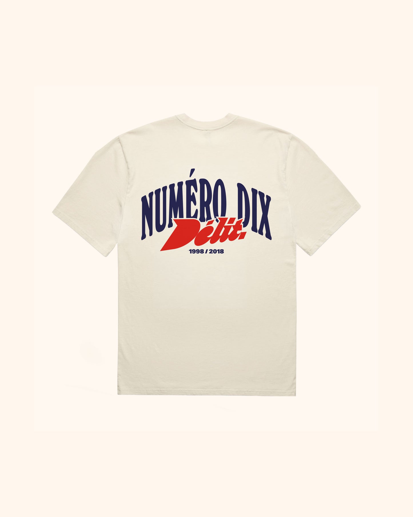 T-shirt NUMÉRO DIX / Écru