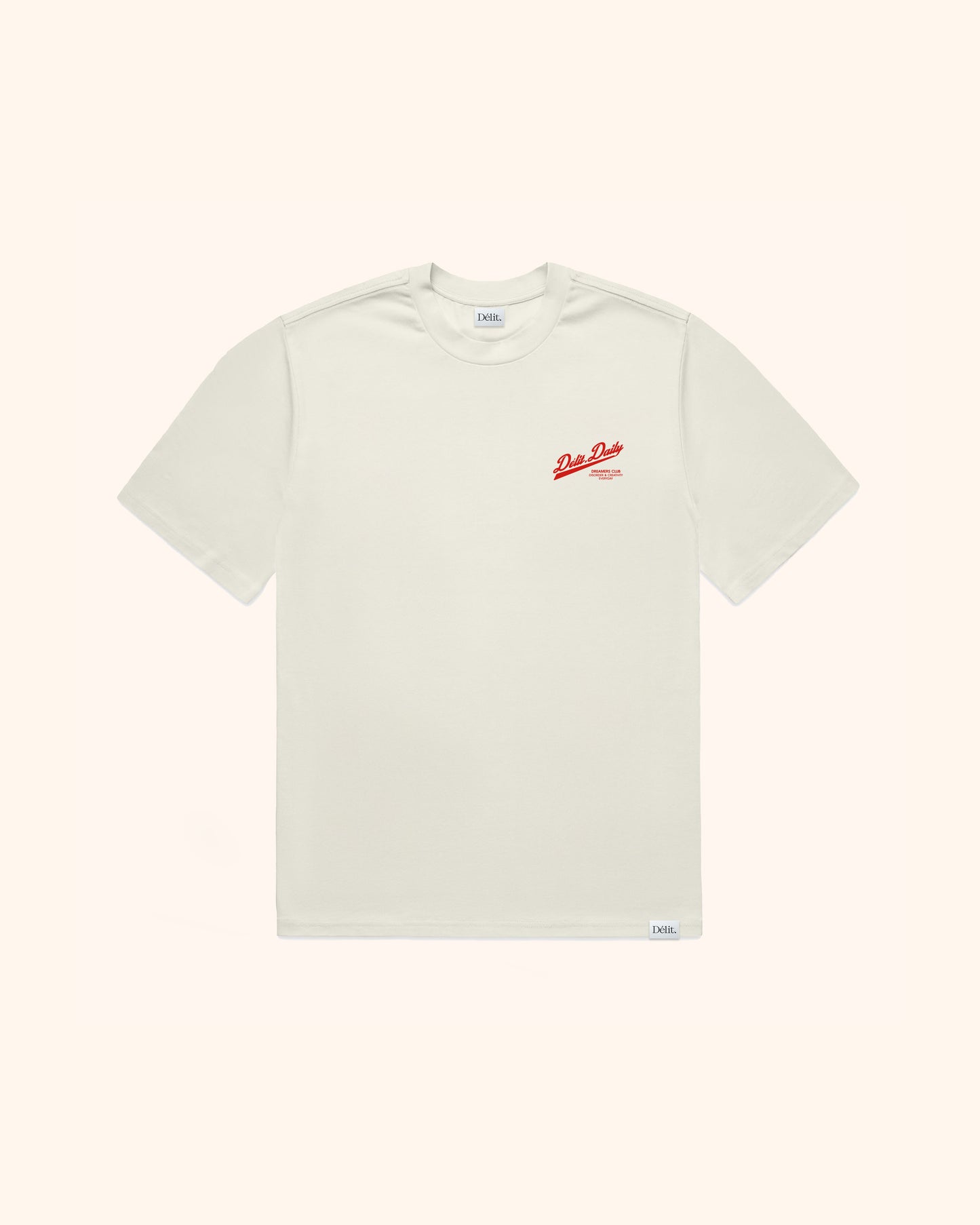 T-shirt Délit.Daily / Ivoire