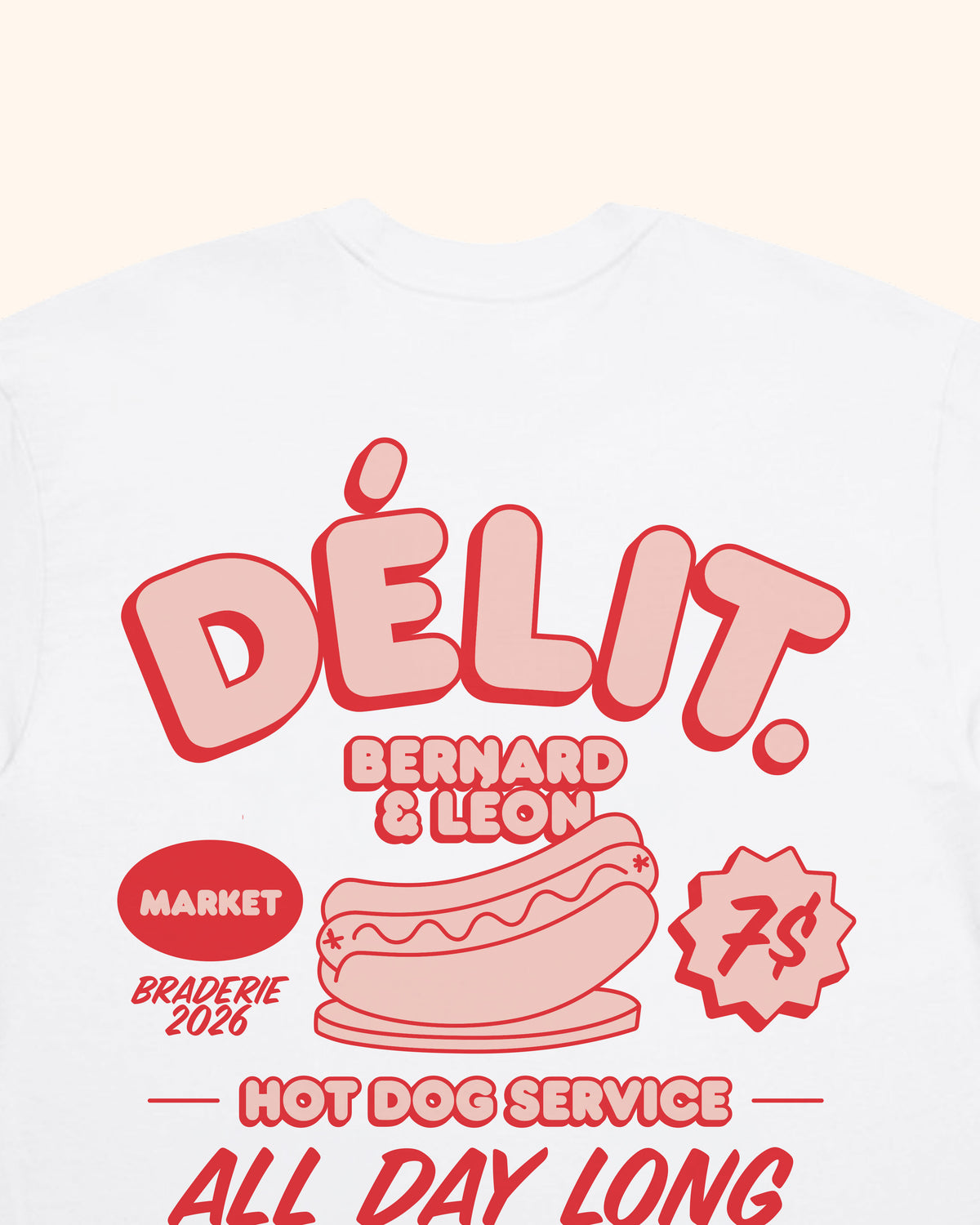DÉLIT X BERNARD & LÉON / Blanc