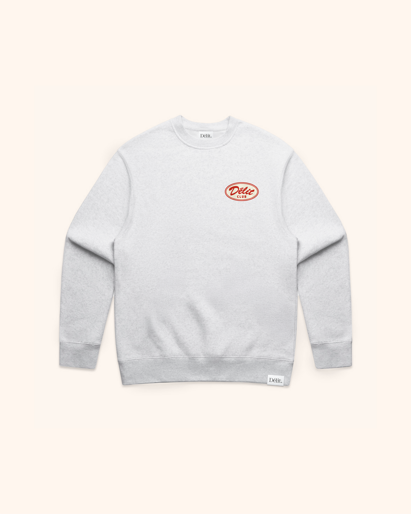 CLUB Crewneck / Gris chiné