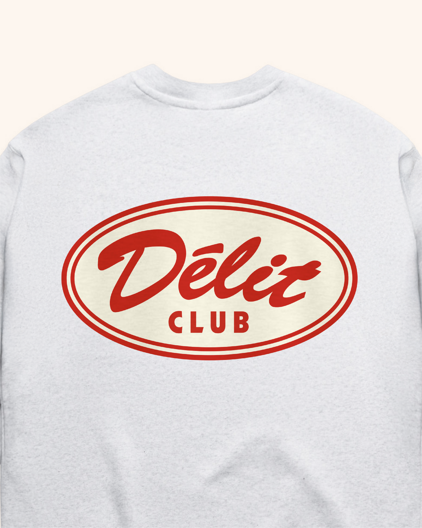 CLUB Crewneck / Gris chiné