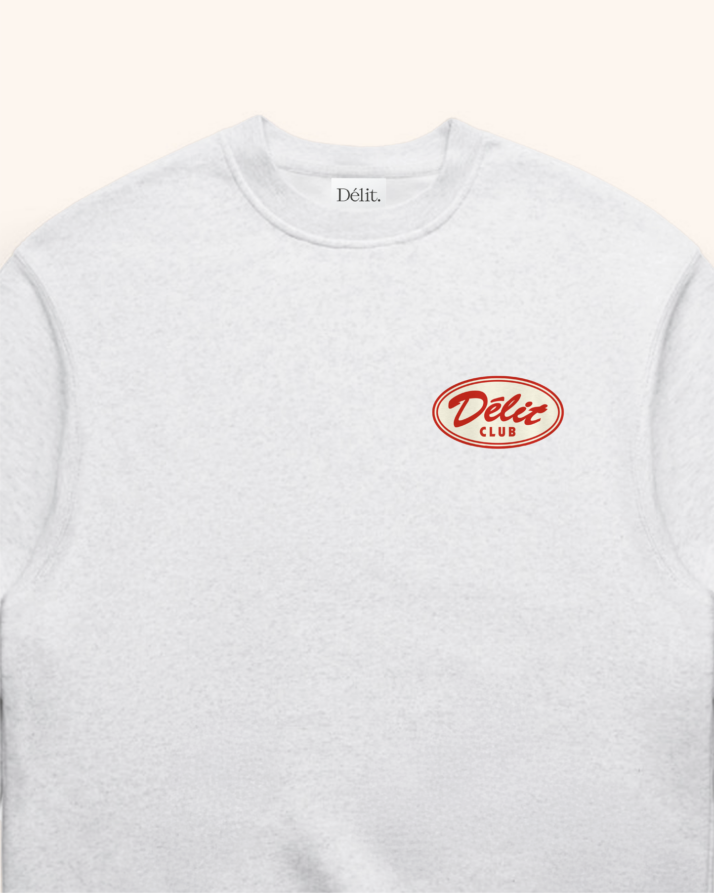 CLUB Crewneck / Gris chiné