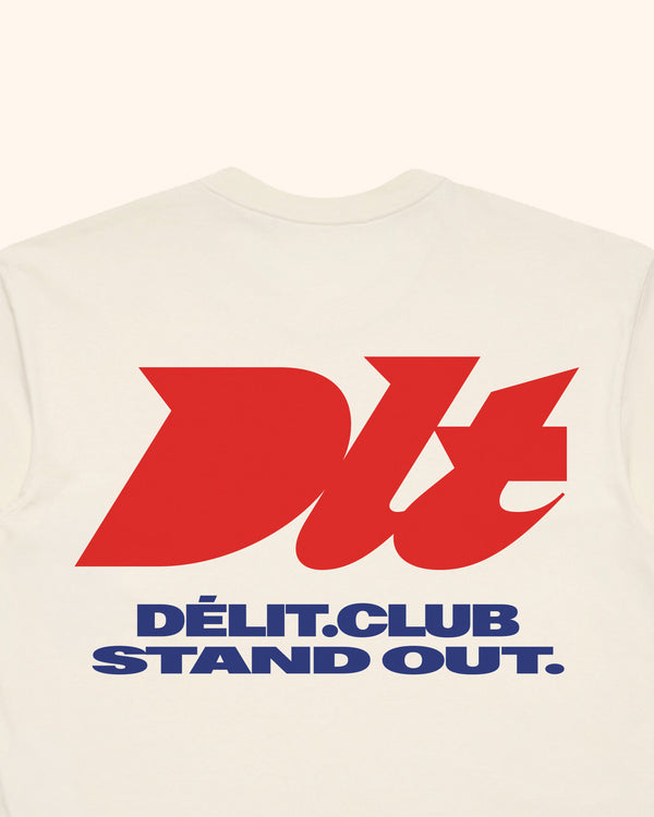 STAND OUT / Écru / Fit : Boxy