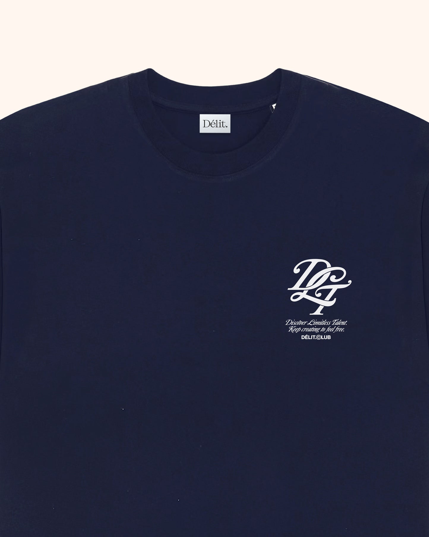 T-shirt Monogramme / Marine