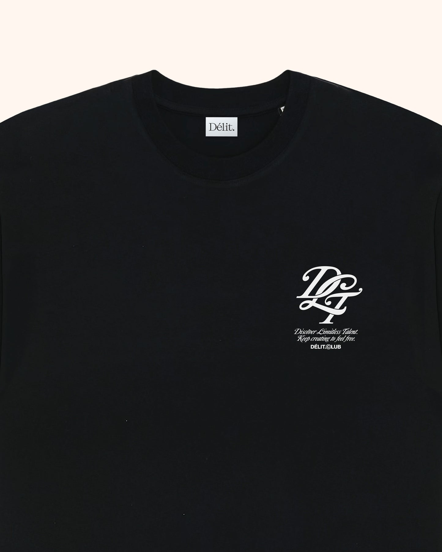 T-shirt Monogramme / Noir