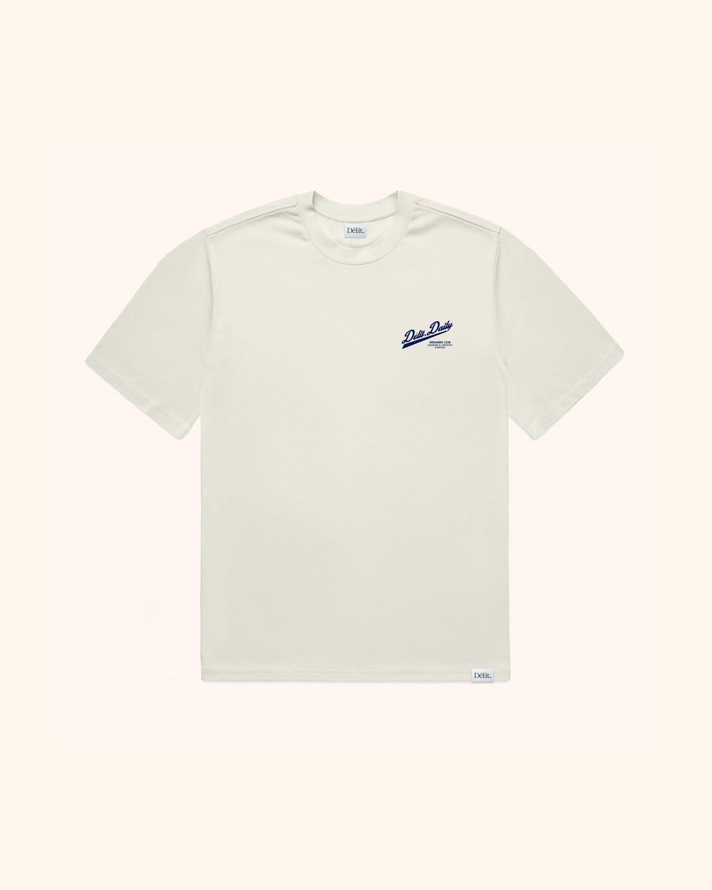 T-shirt Délit.Daily / Ivoire
