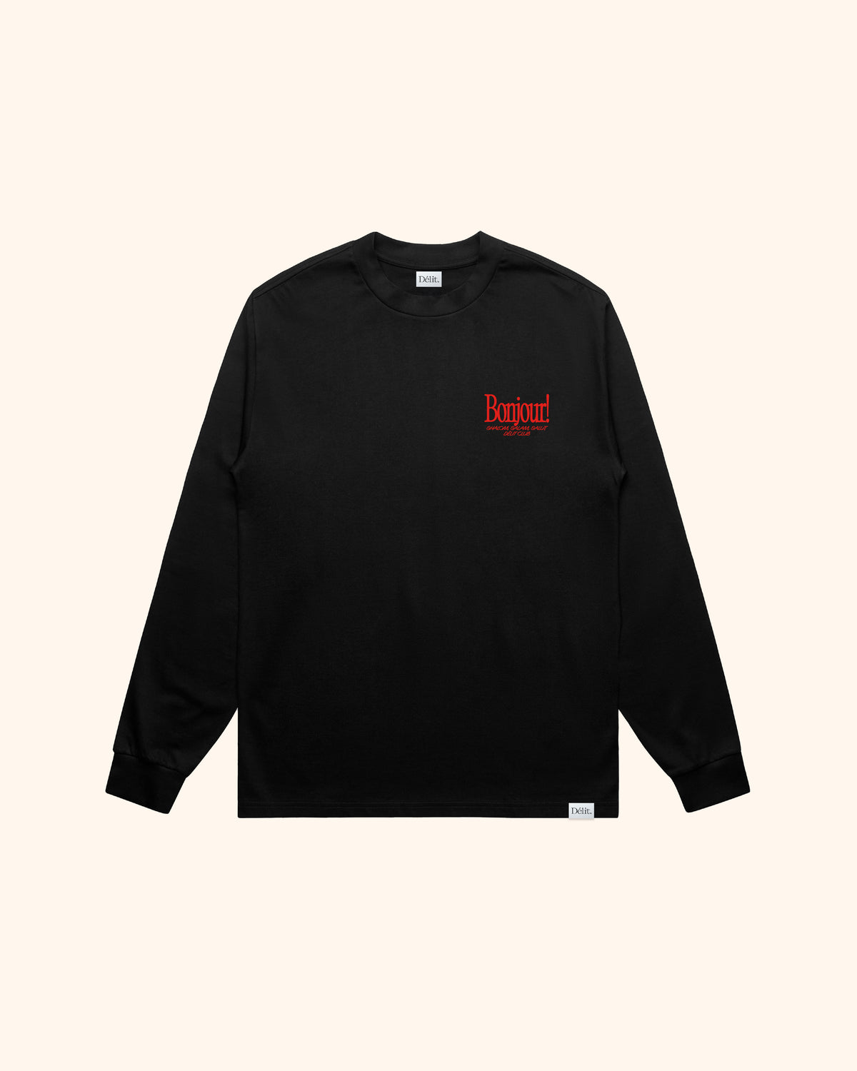 BONJOUR / Noir / Fit : Heavy