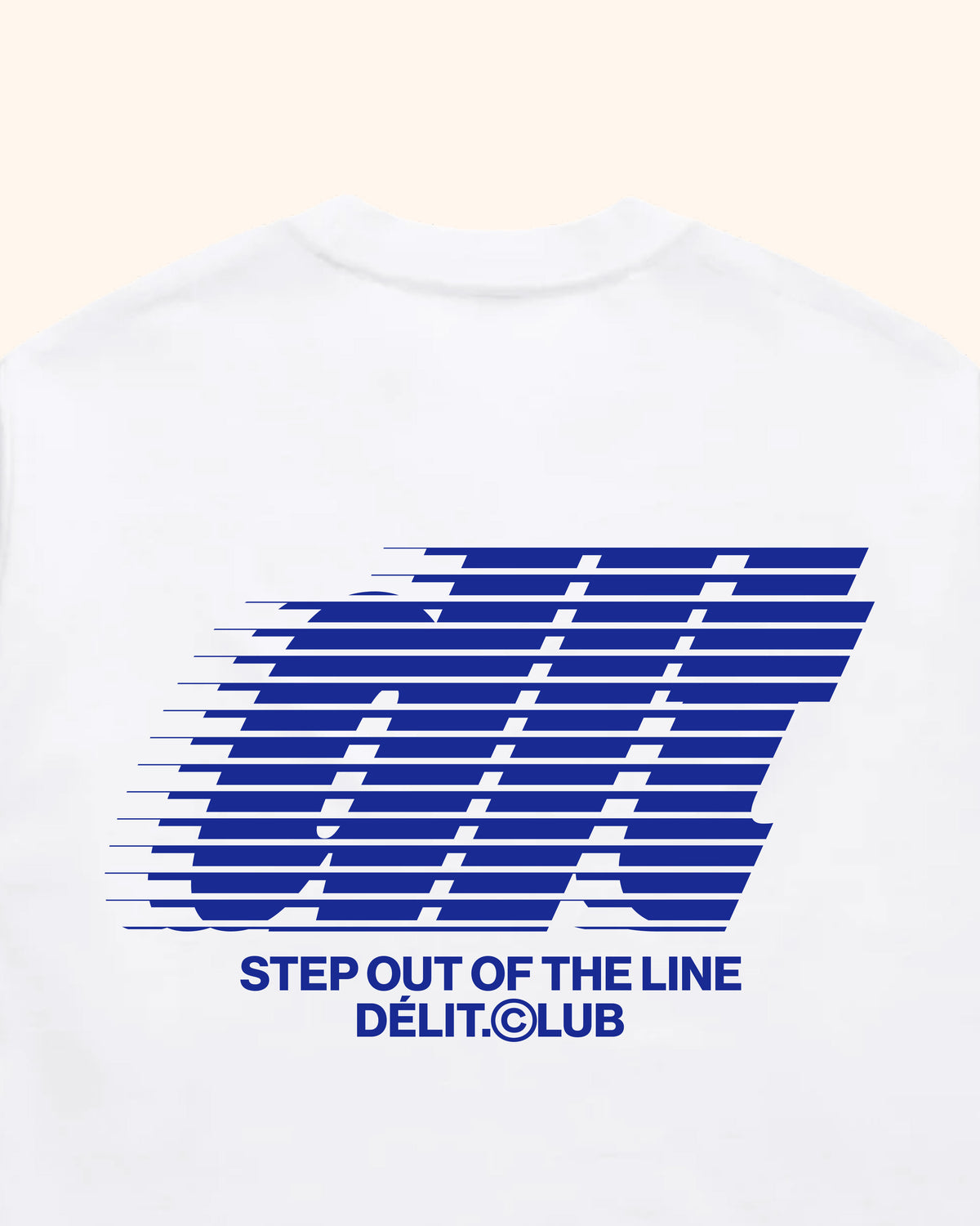 OFF BLUE - LS / Blanc