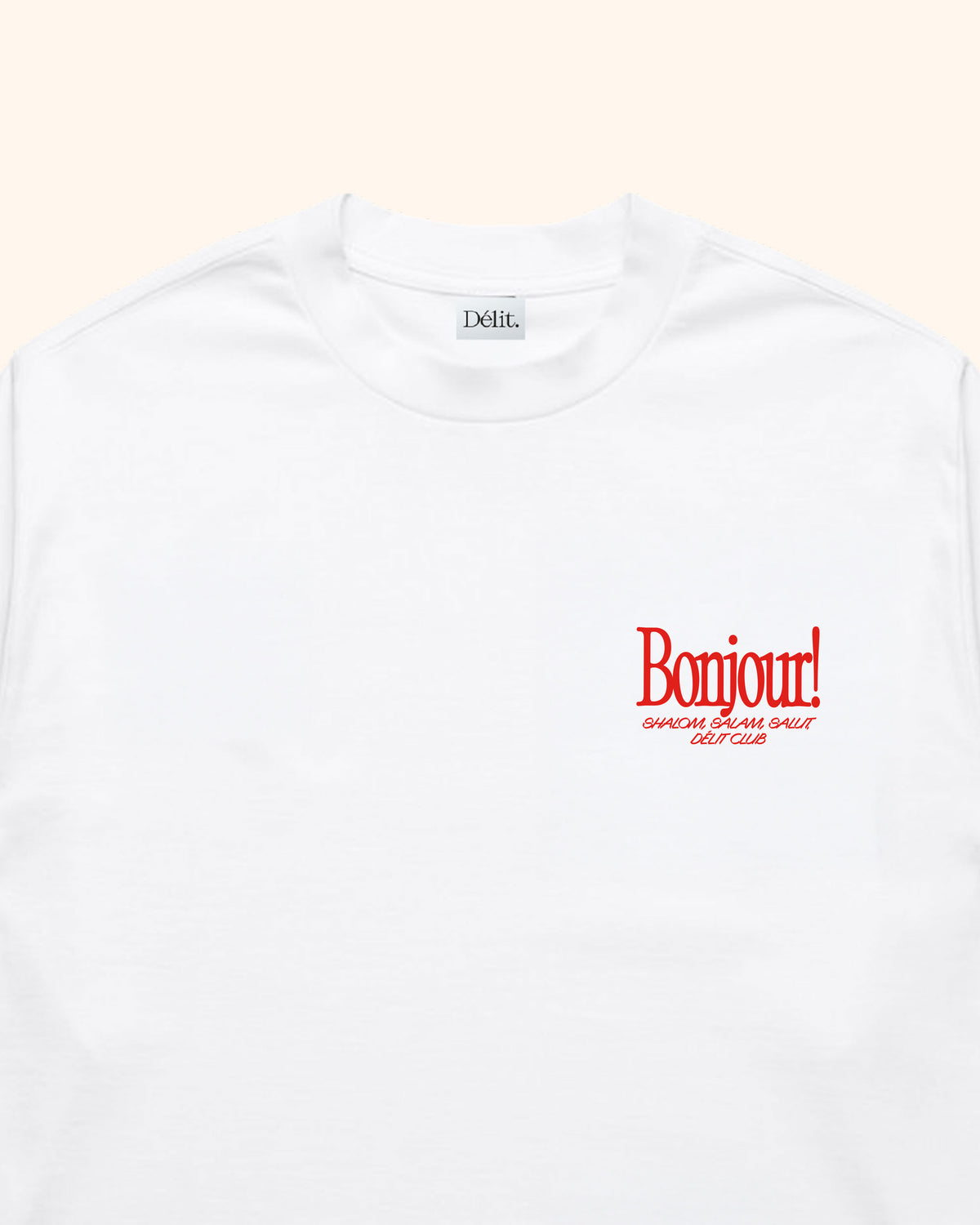 BONJOUR - LS / Blanc