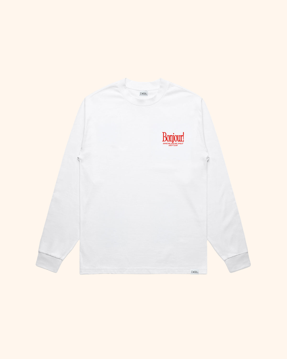 BONJOUR - LS / Blanc