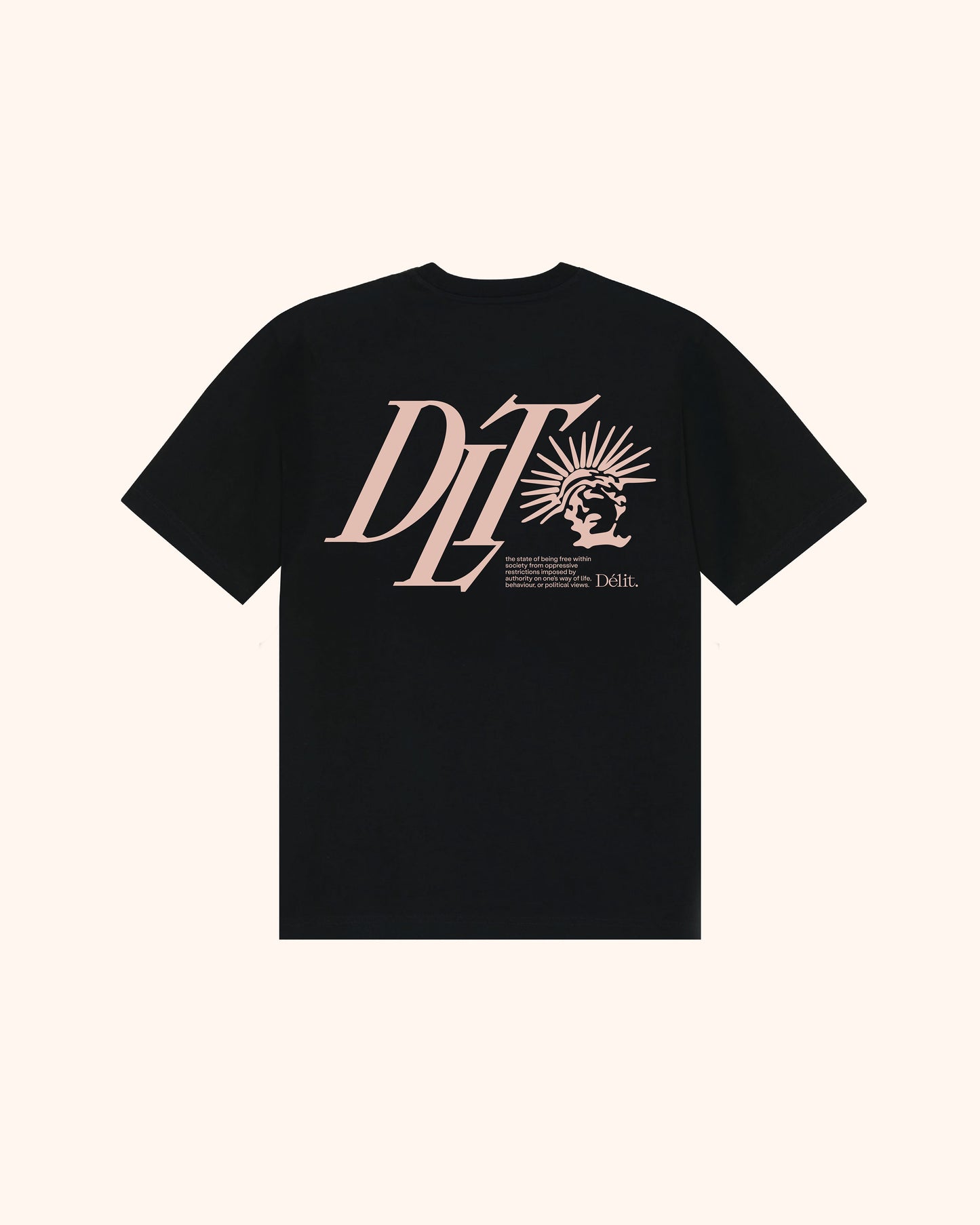 T-shirt Liberty / Noir